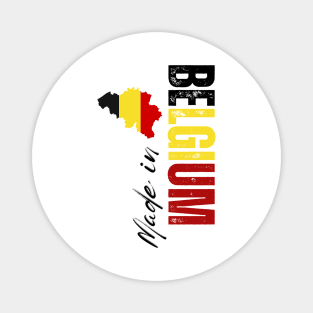 Made in Belgium, Belgium flag Magnet